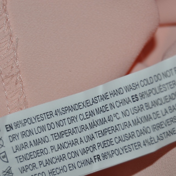 'FINAL'  New F21 Pink Classic Crepe Blouse NWT E9 - Picture 6 of 8